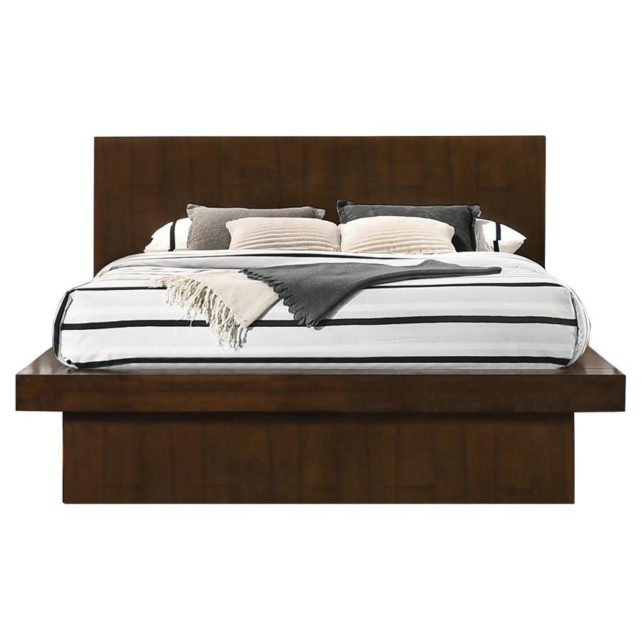 Jessica - Wood LED Panel Bed CoasterEssence
