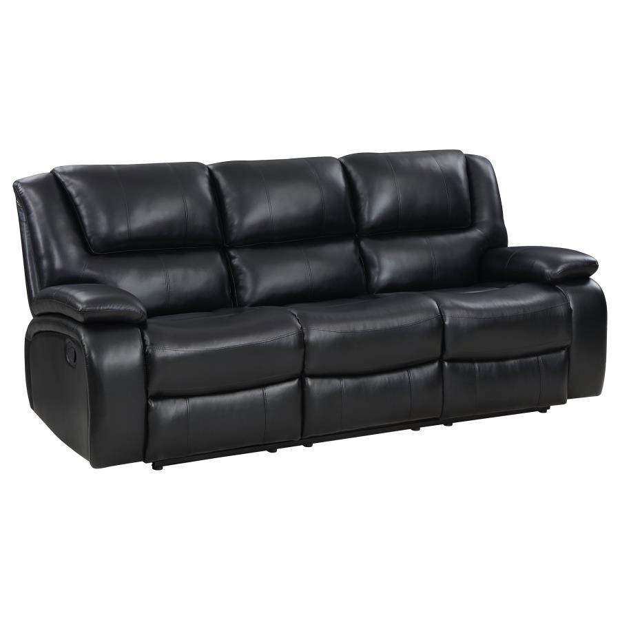 Camila - Upholstered Motion Reclining Sofa Coaster Fine Furniture