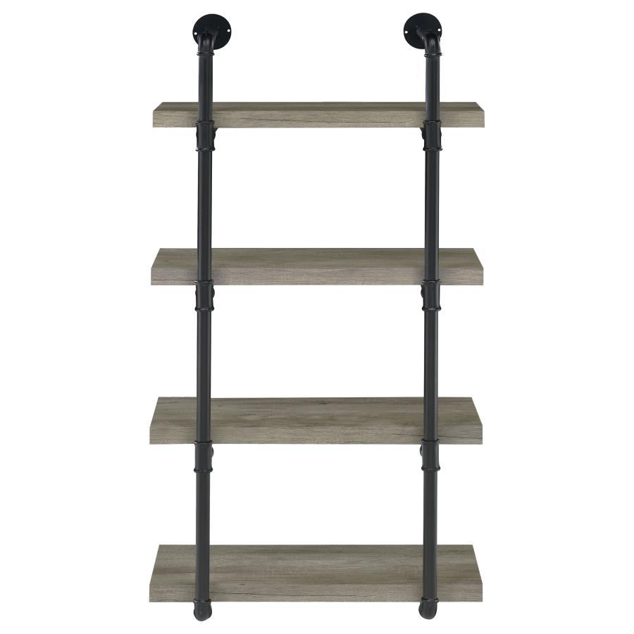 Elmcrest - 4-Shelf Wall Bookshelf CoasterEveryday