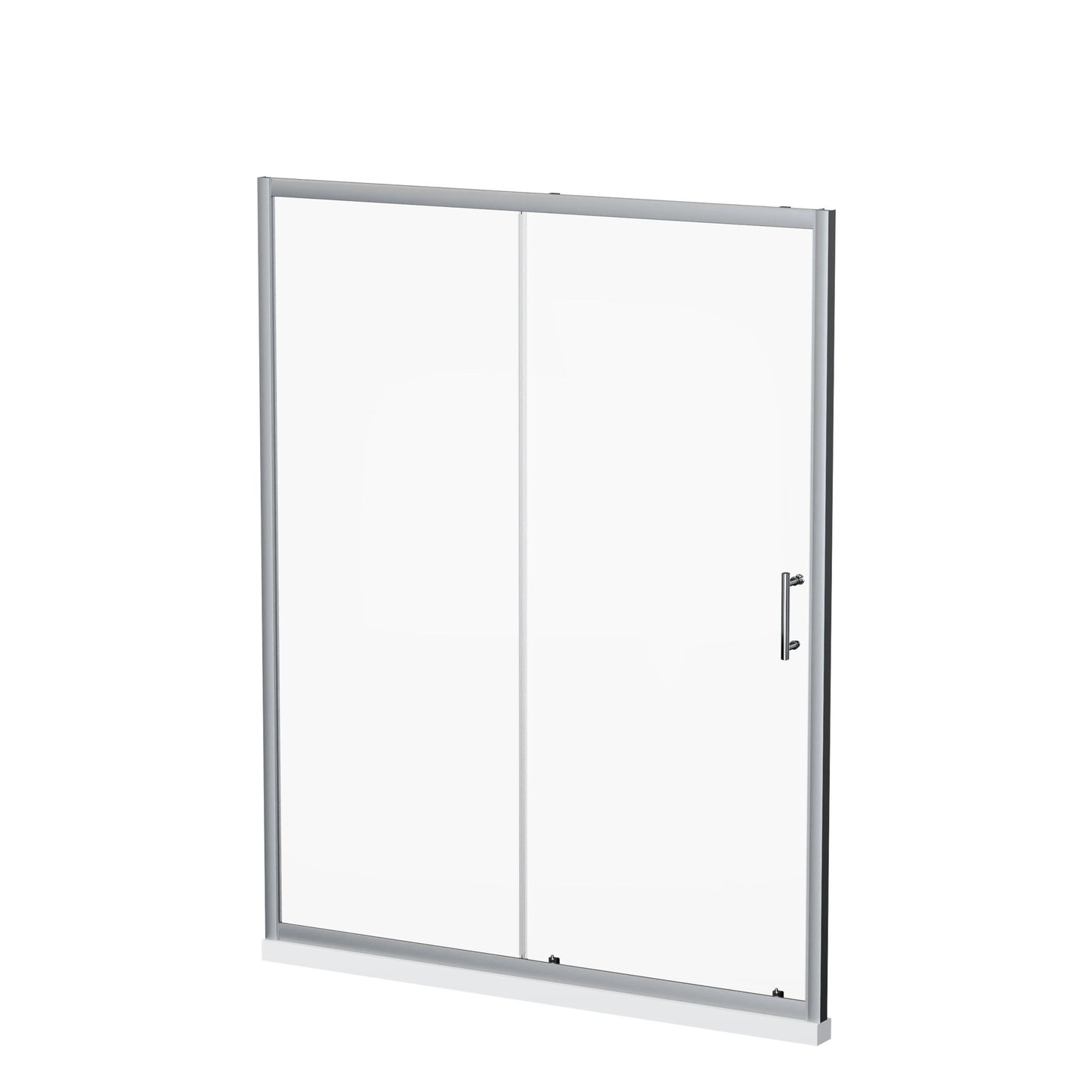 Sliding Shower Door With And Handle - Chrome Daily Nest