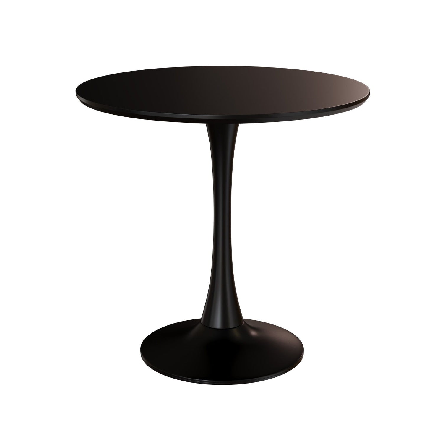 Mid-Century Round Dining Table With Pedestal Base For 2 - 4 People Home Essentials