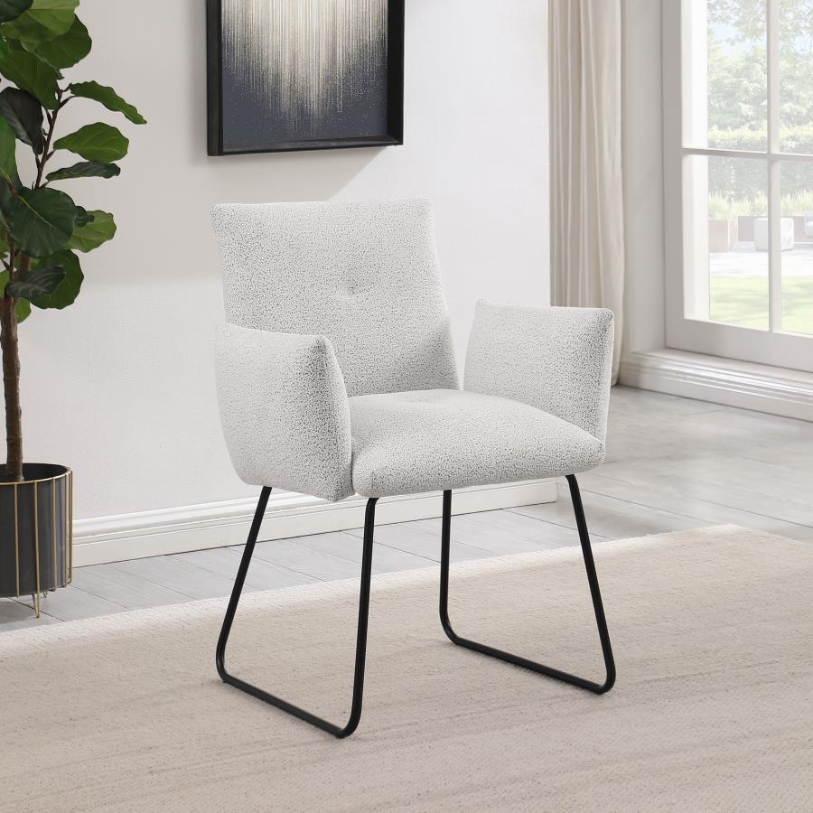 Ackland - Upholstered Dining Side Chair (Set of 2) - Light Gray Coaster Fine Furniture