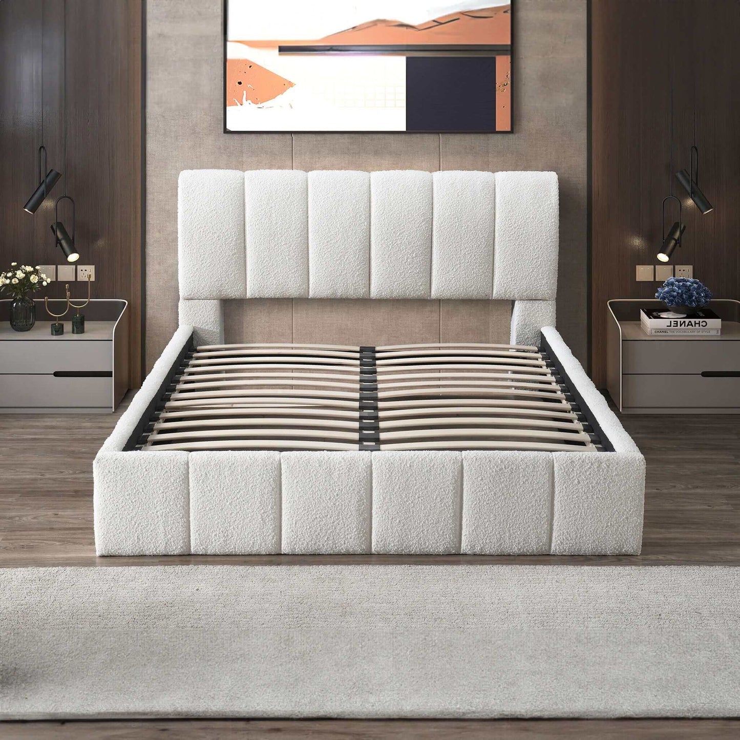 Hilar - Elegant Design Platform Bed Ashcroft Furniture