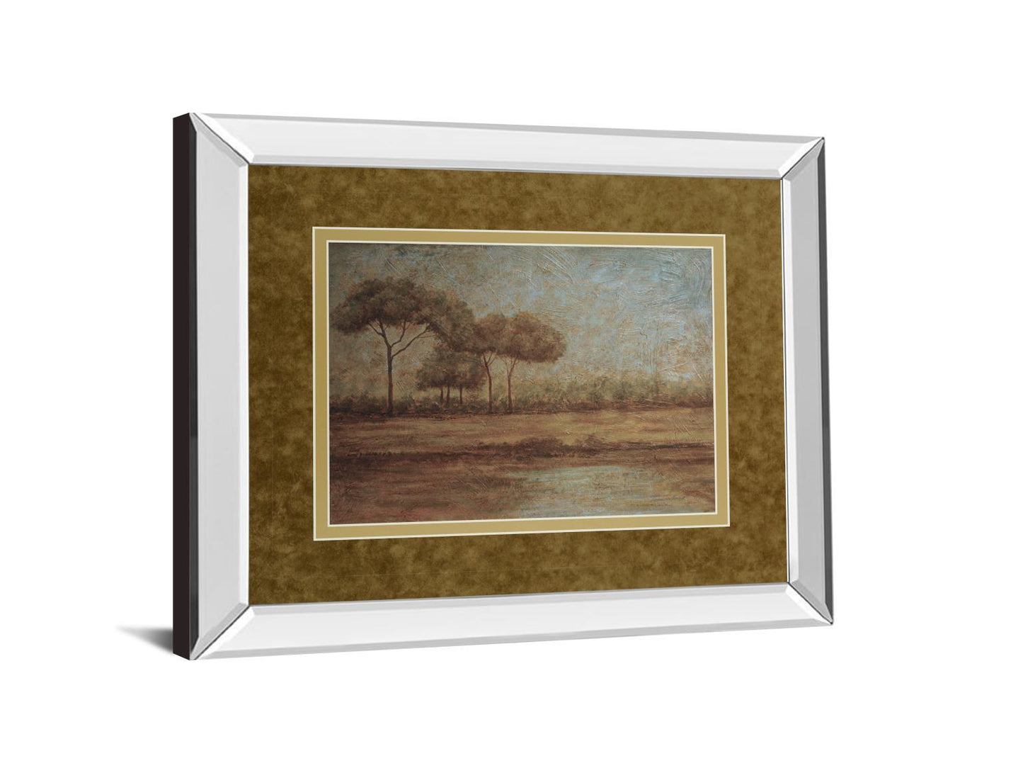 Woodland Sanctuary By Veronica Faust - Mirror Framed Print Wall Art - Dark Brown - Snoozhouse
