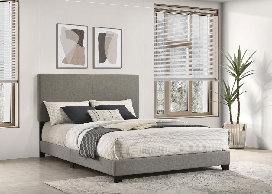 Dorian - Upholstered Panel Bed CoasterEveryday