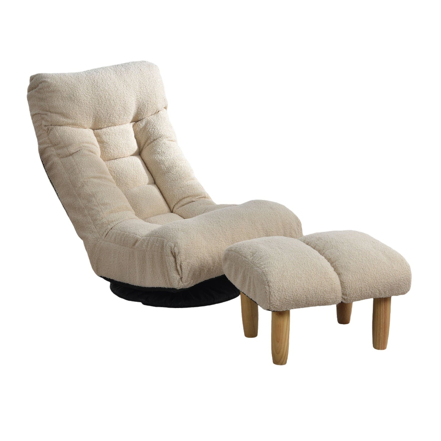 Adjustable Japanese Reclining Floor Chair Sofa With Metal Frame For Living Room Home Essentials