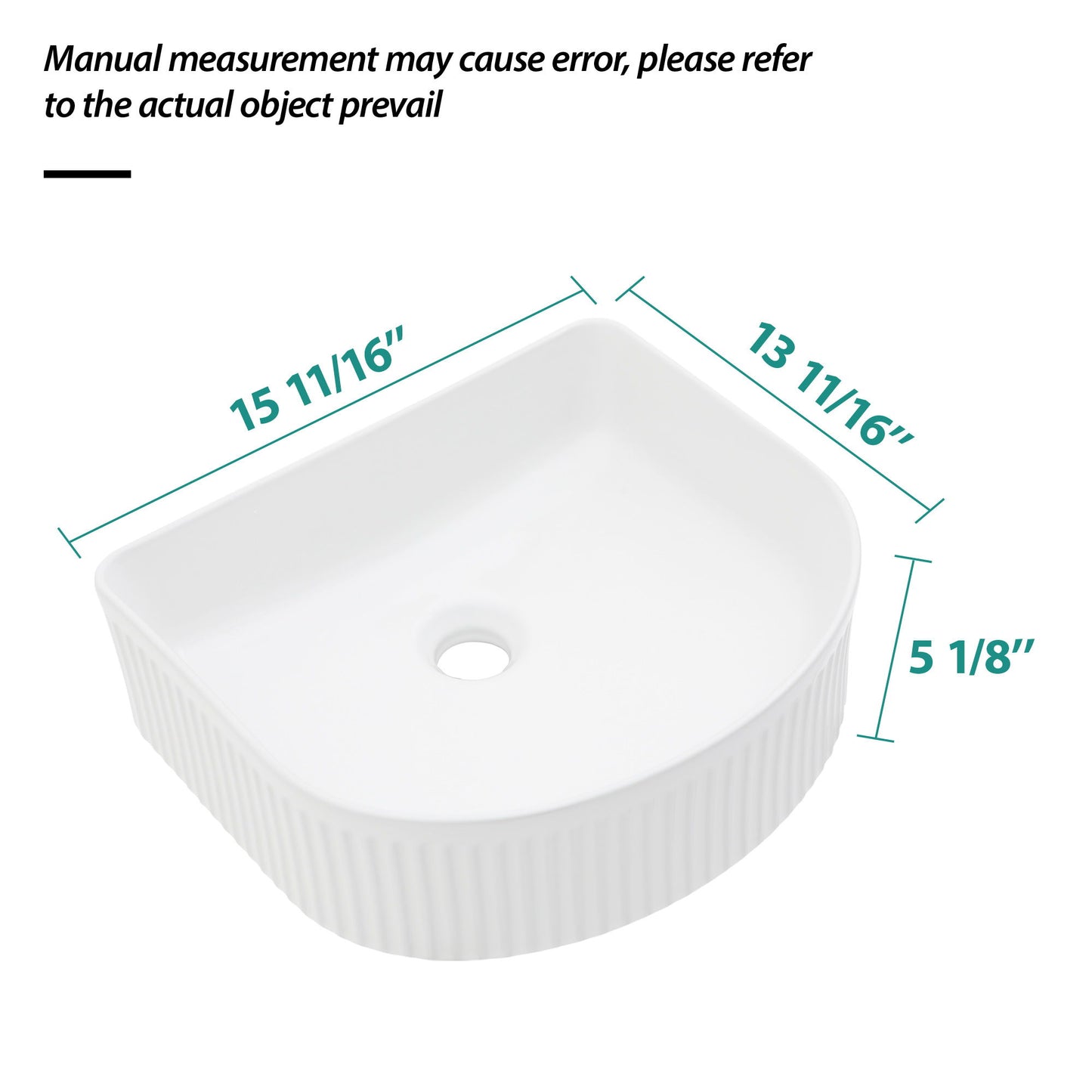 Vessel Bathroom Sink With Design - White Daily Nest
