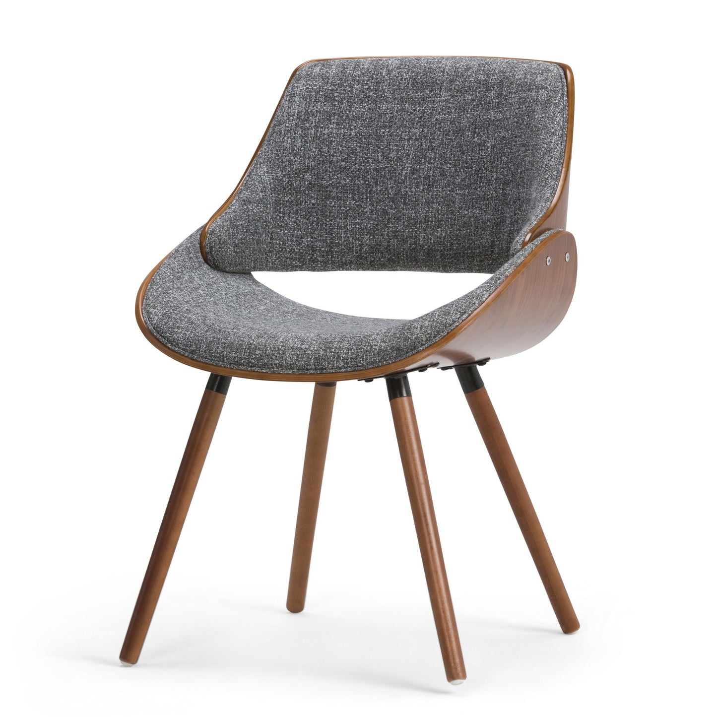 Malden - Bentwood Upholstered Dining Chair With Wood Back Simpli-Home