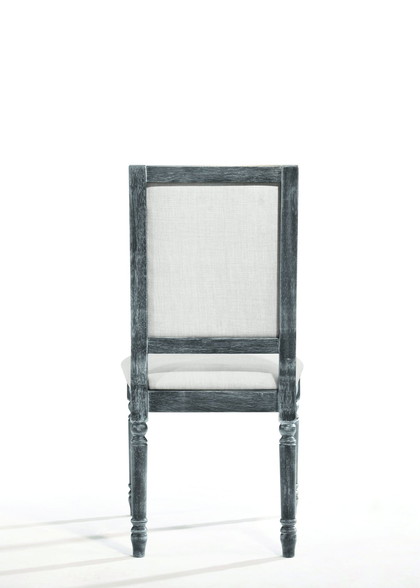 Leventis - Weathered Side Chair - Cream / Gray Acme