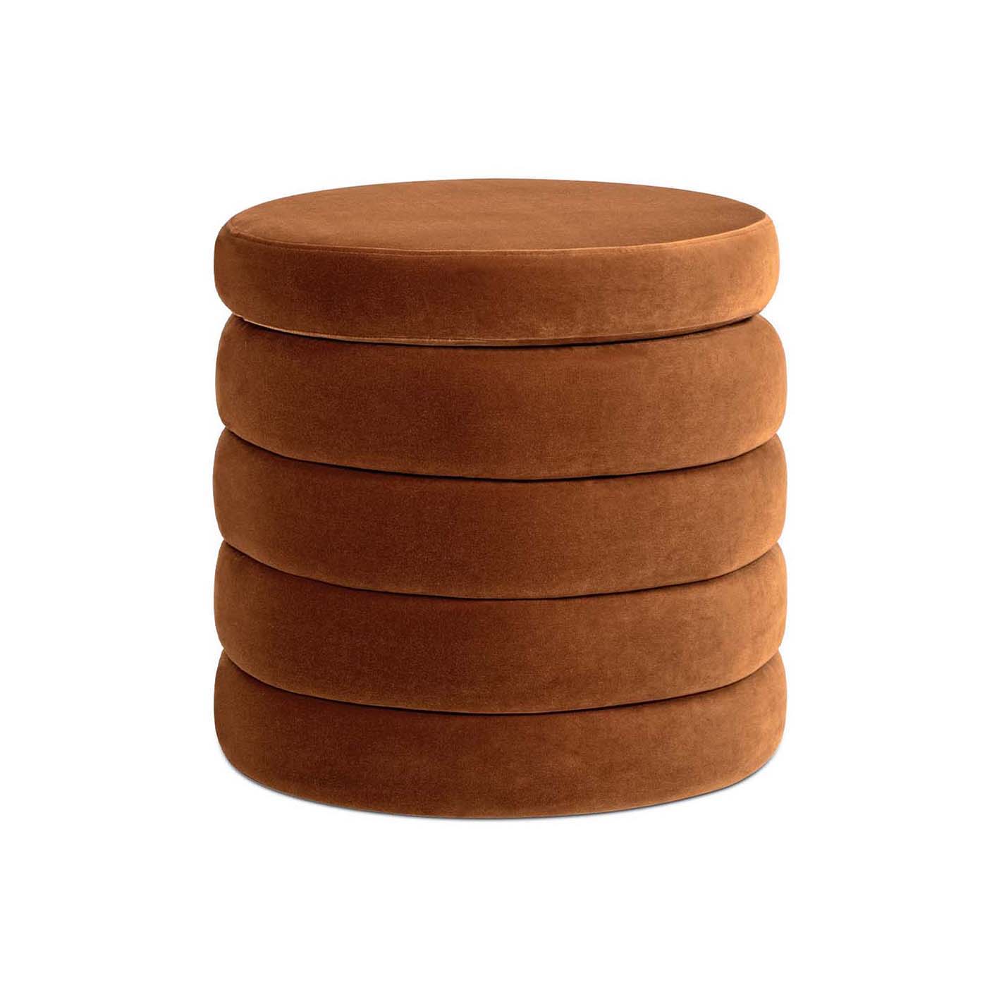 Fuji - Oversized Round Storage Ottoman Jennifer Taylor Home