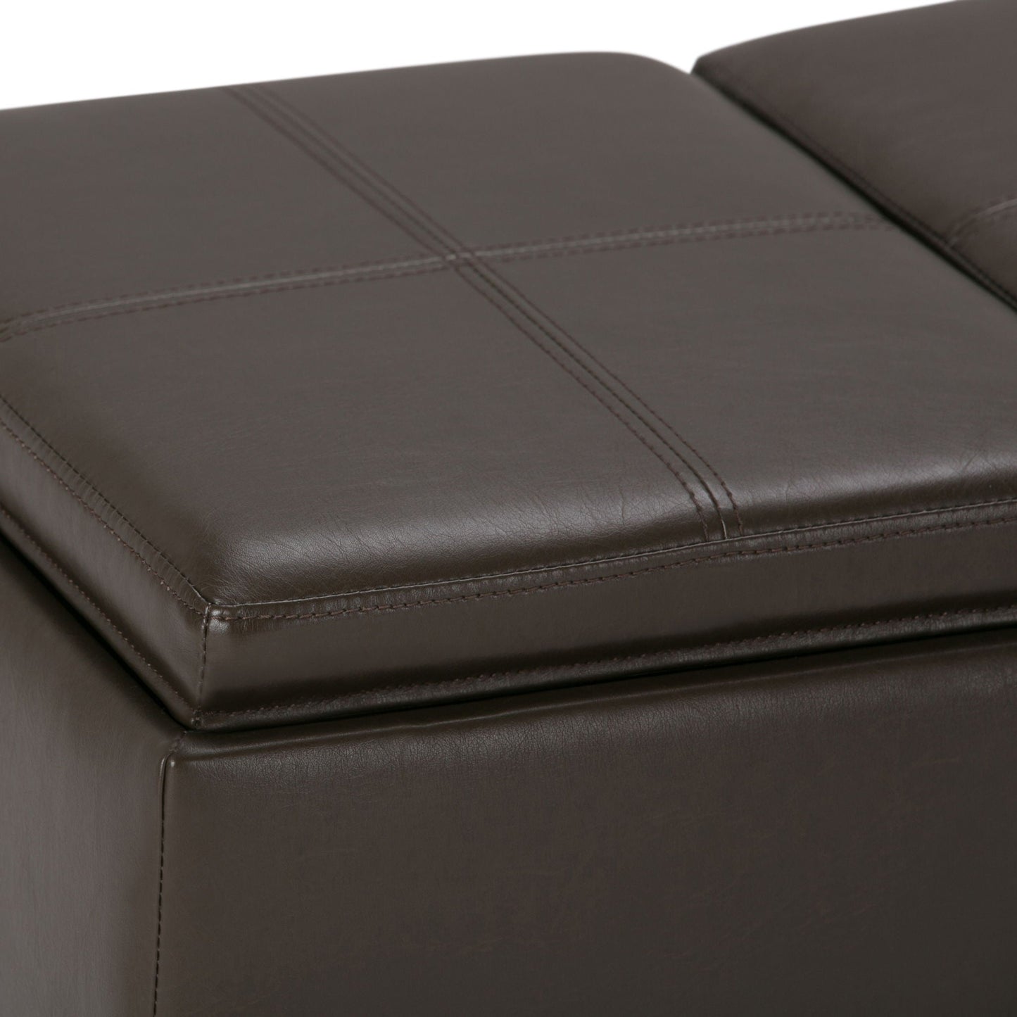 Avalon - Upholstered Storage Ottoman Simpli-Home
