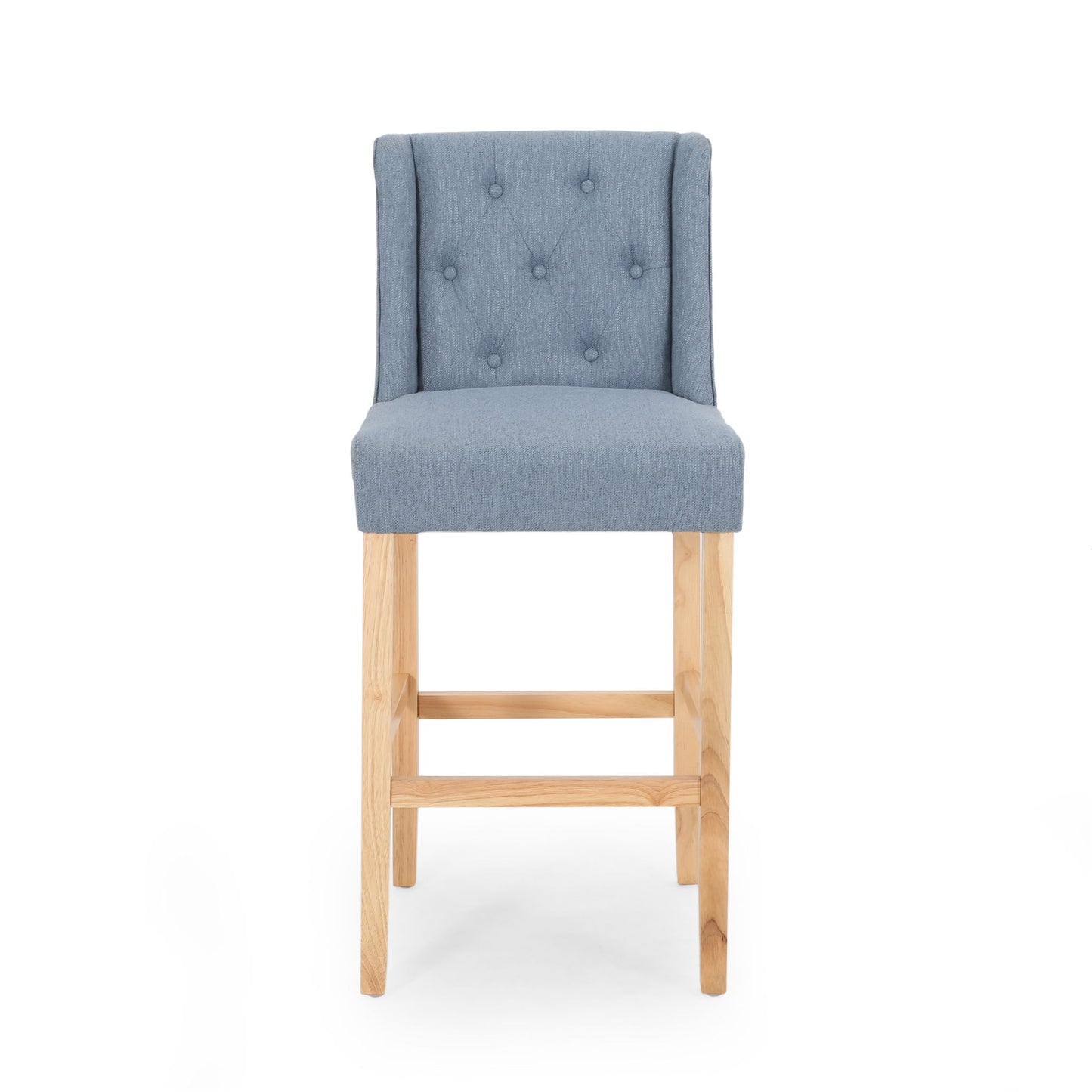 Ethereon - Tufted Counter Stool (Set of 2) Noble House