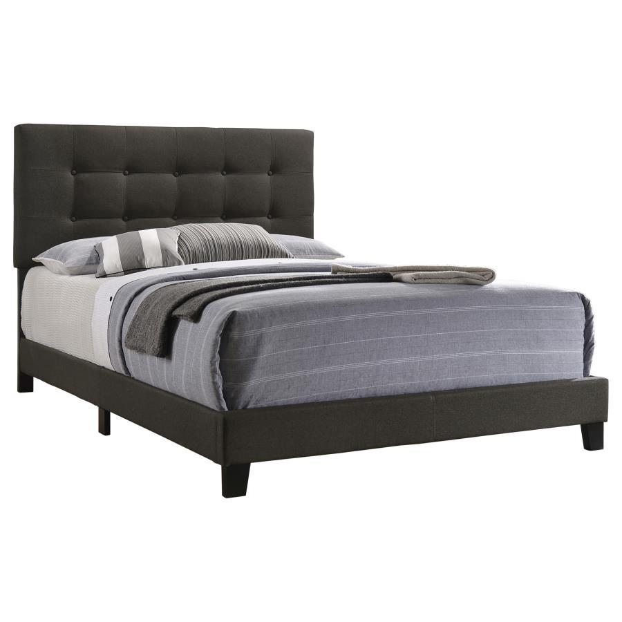 Mapes - Upholstered Panel Bed CoasterEveryday