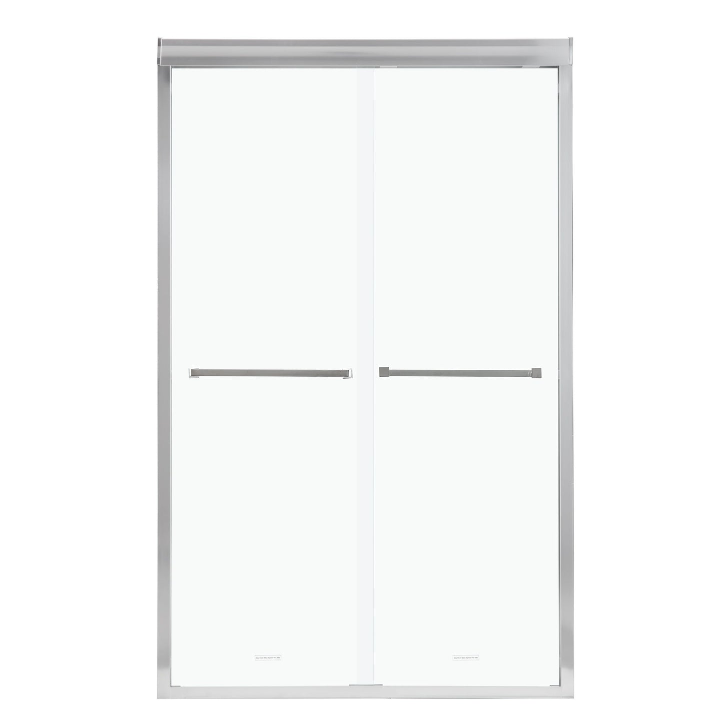 Modern Double Sliding Shower Enclosure, Tempered Glass Daily Nest
