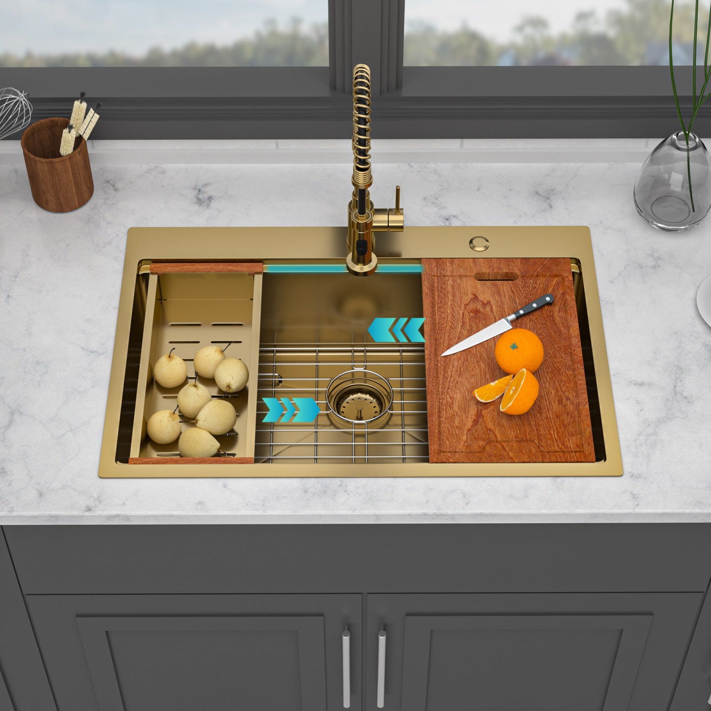 Drop In Kitchen Sink Stainless Steel 16 Gauge Daily Nest