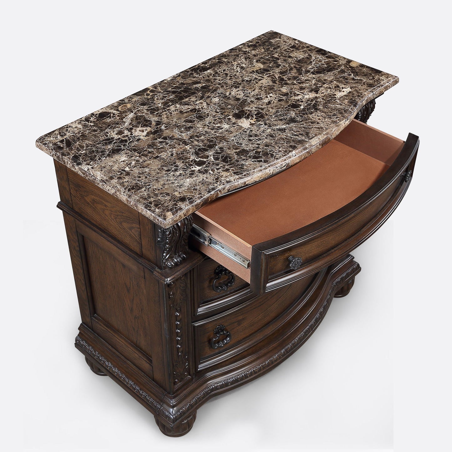 Stanley - Nightstand - Oak Crown Mark