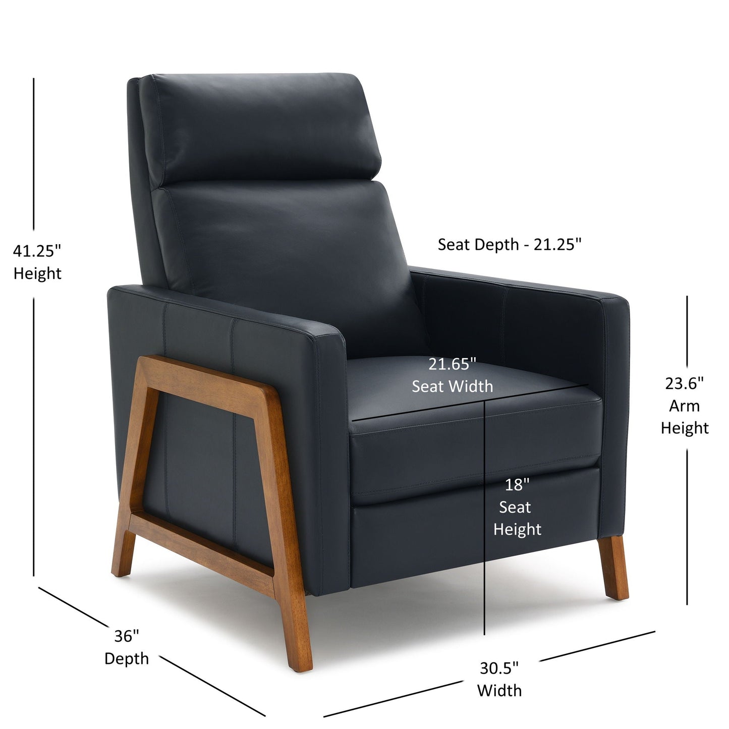 Richland - Push Back Recliner Chair Home Essentials