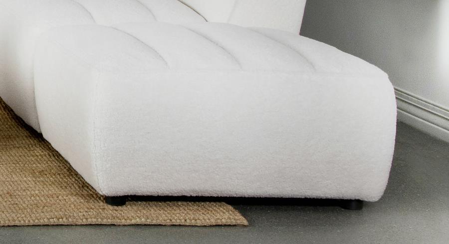 Sunny - Square Upholstered Ottoman CoasterElevations