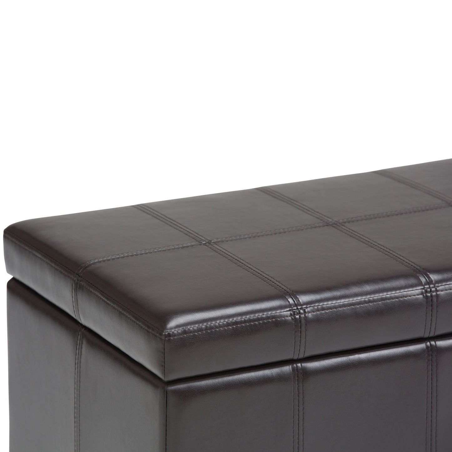 Amelia - Transitional Storage Ottoman Bench Simpli-Home