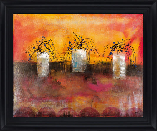 Sunlit Trio - 28" x 34" Framed Wall Art Classy Art