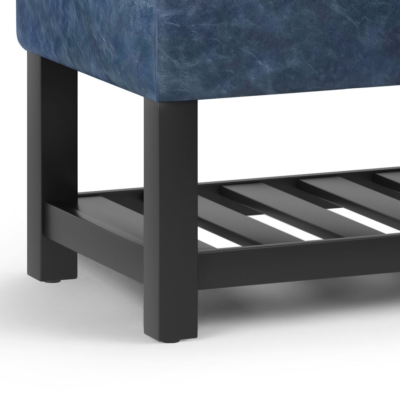 Cosmopolitan - Storage Ottoman Bench With Open Bottom Simpli-Home