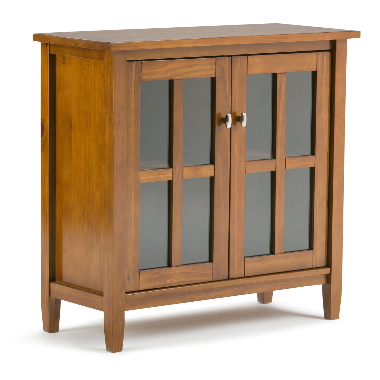 Warm Shaker - Handcrafted Low Storage Cabinet Simpli-Home