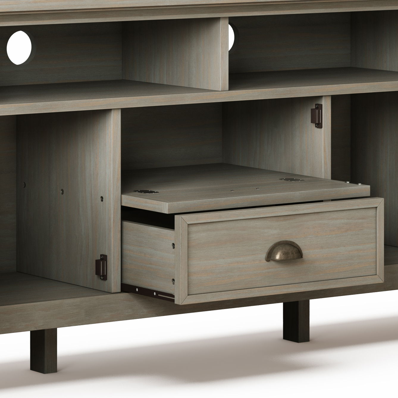 Redmond - Handcrafted TV Media Stand Simpli-Home