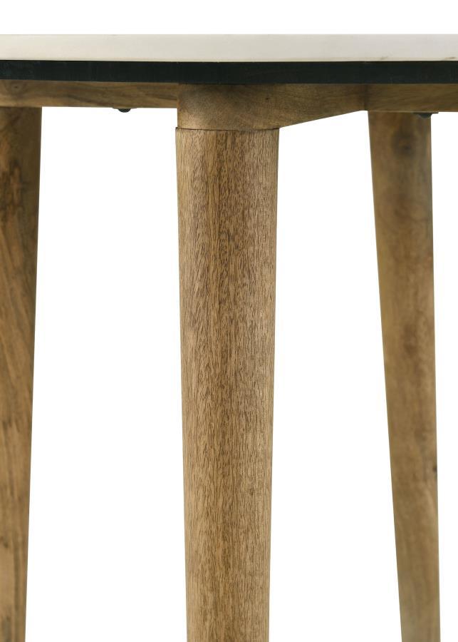 Aldis - Round Marble Top Table Coaster Fine Furniture
