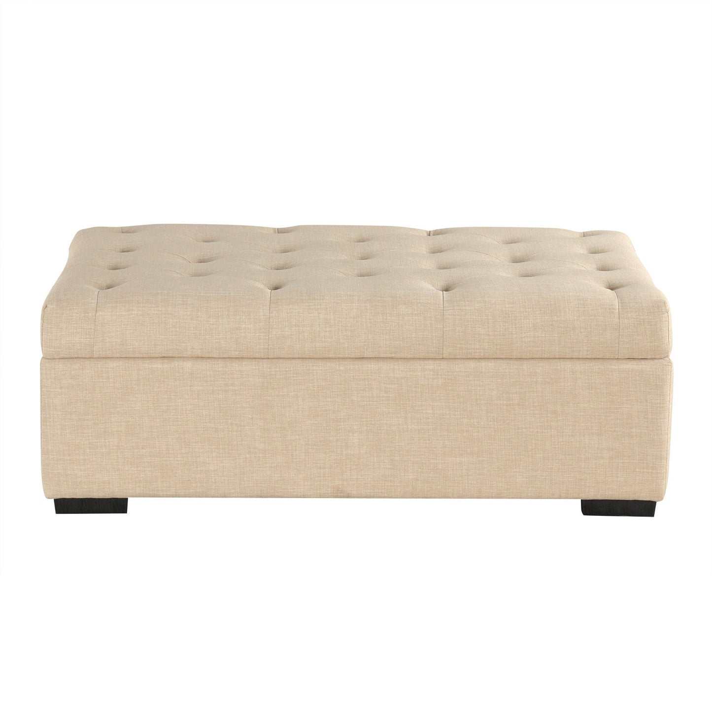 Convertible Folding Sofa Bed Ottoman With Memory Mattress And Tufted Design Hearth and Haven