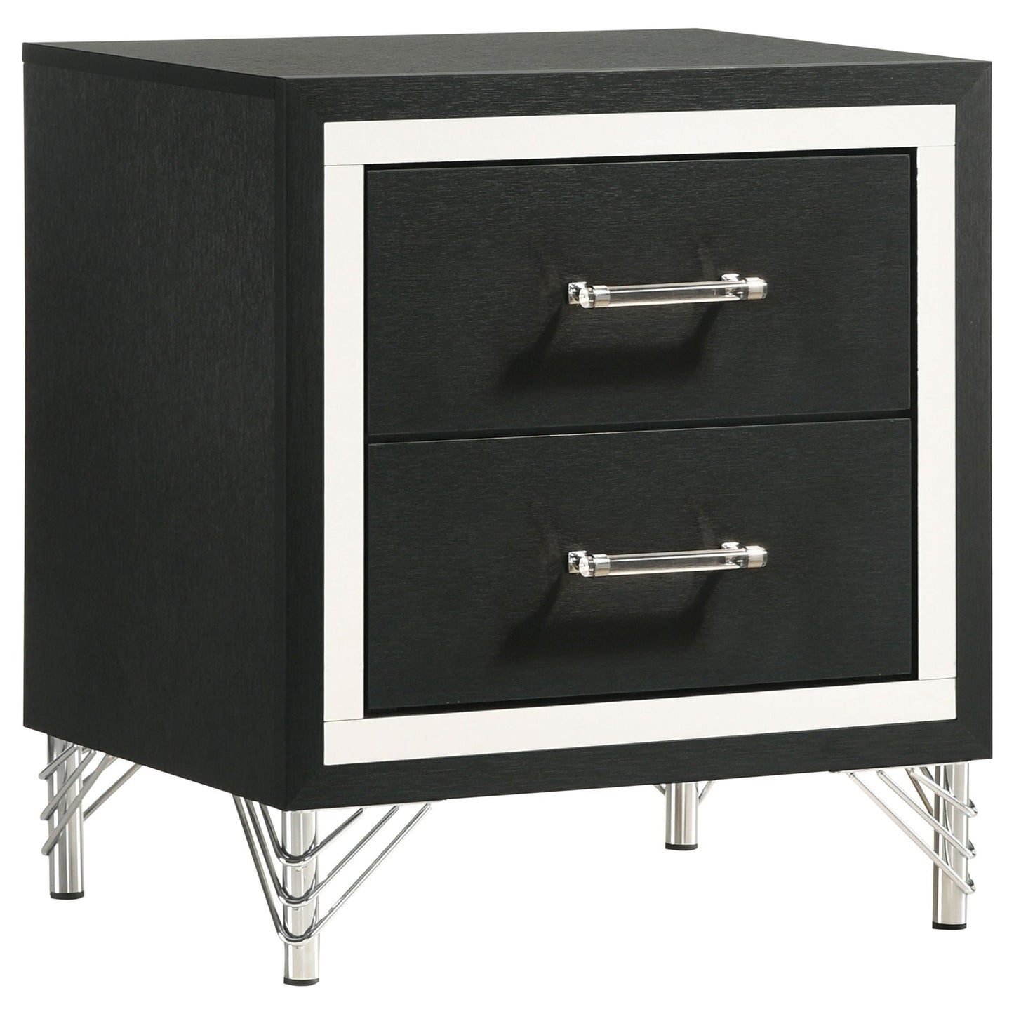 Lucia - 2-Drawer Nightstand - White Coaster Fine Furniture