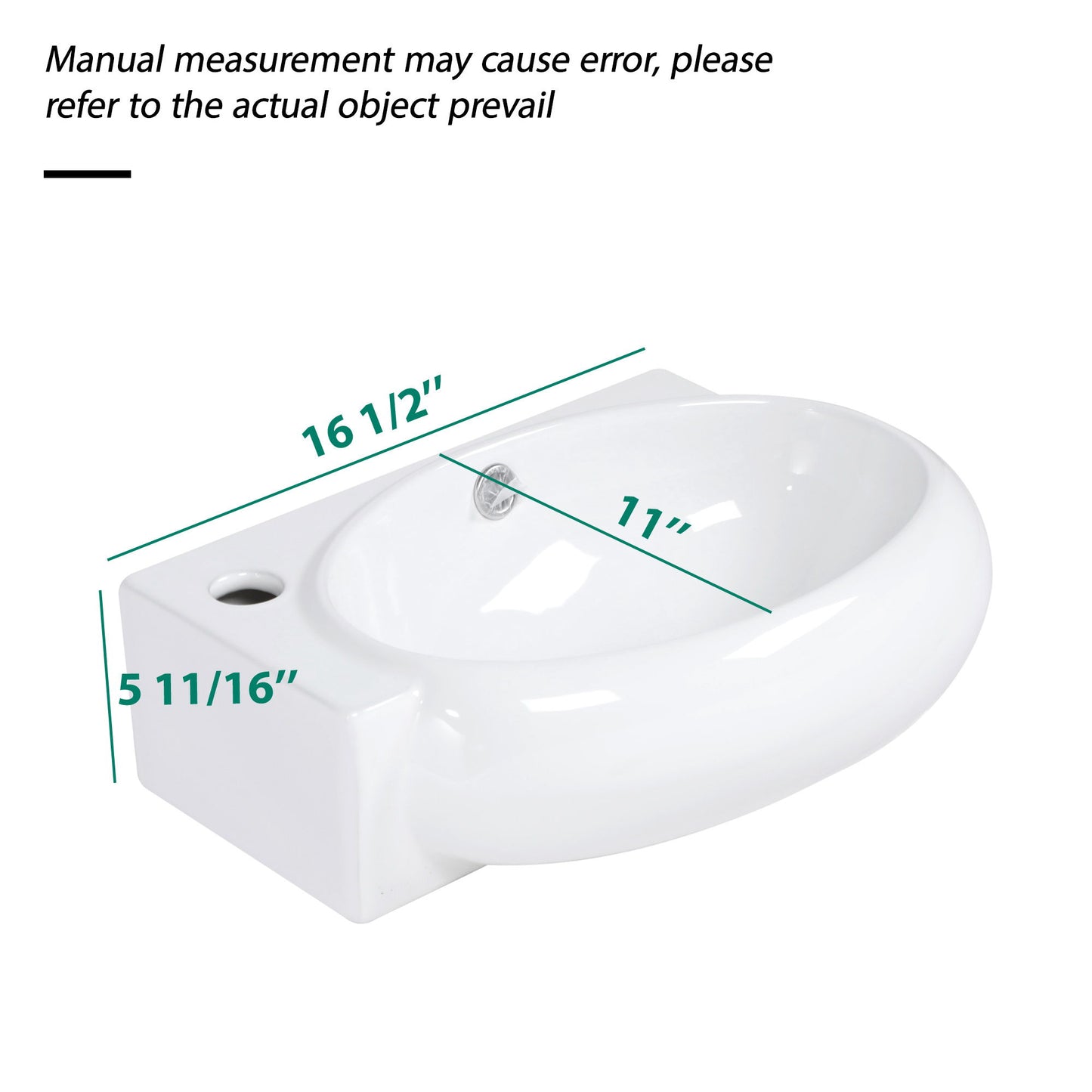 Modern Aesthetic Rectangle Wall Mount Bathroom Sink With Single Faucet Hole Daily Nest