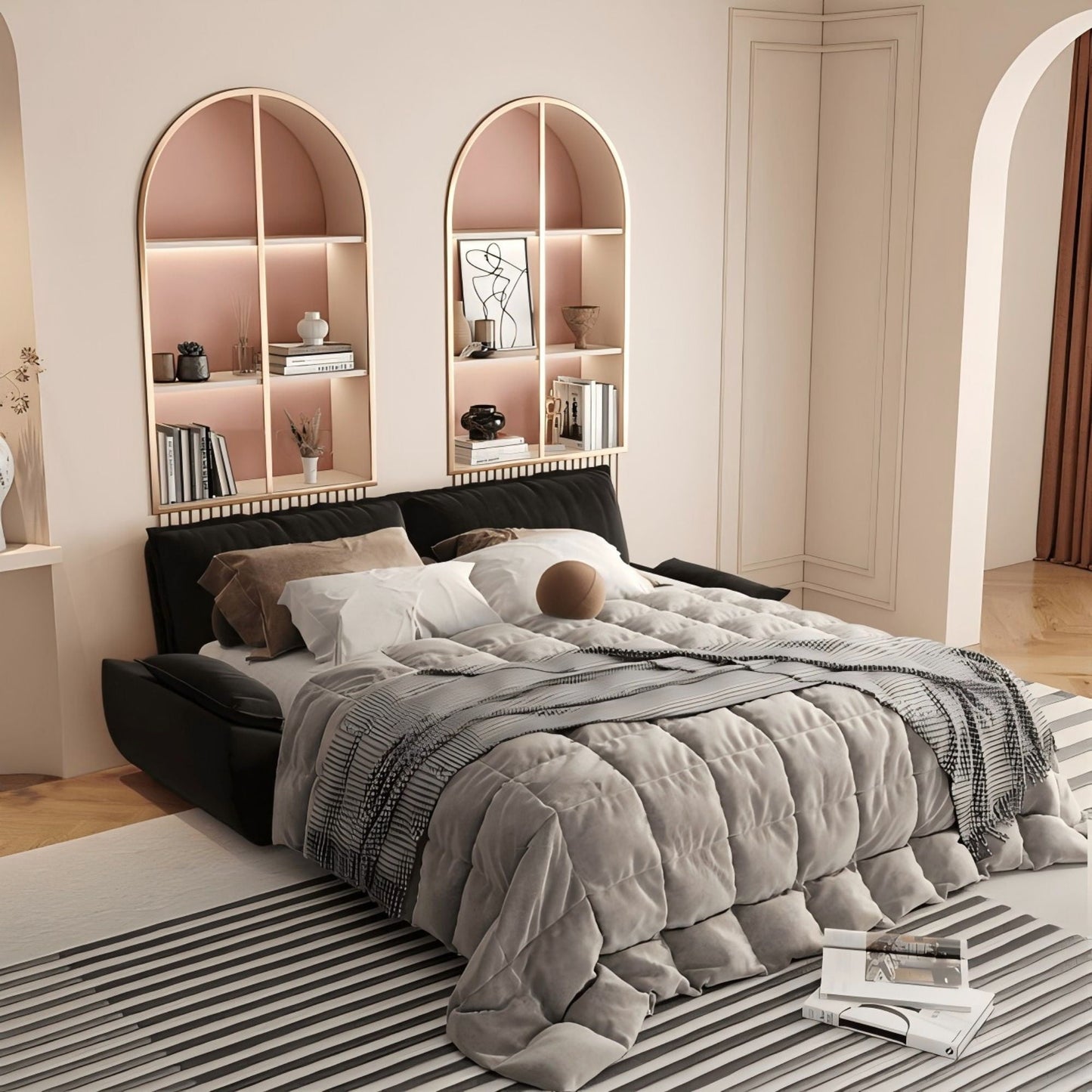 Pull Out Sleeper Sofa Bed, 3 In 1 Multi Functional Home Essentials