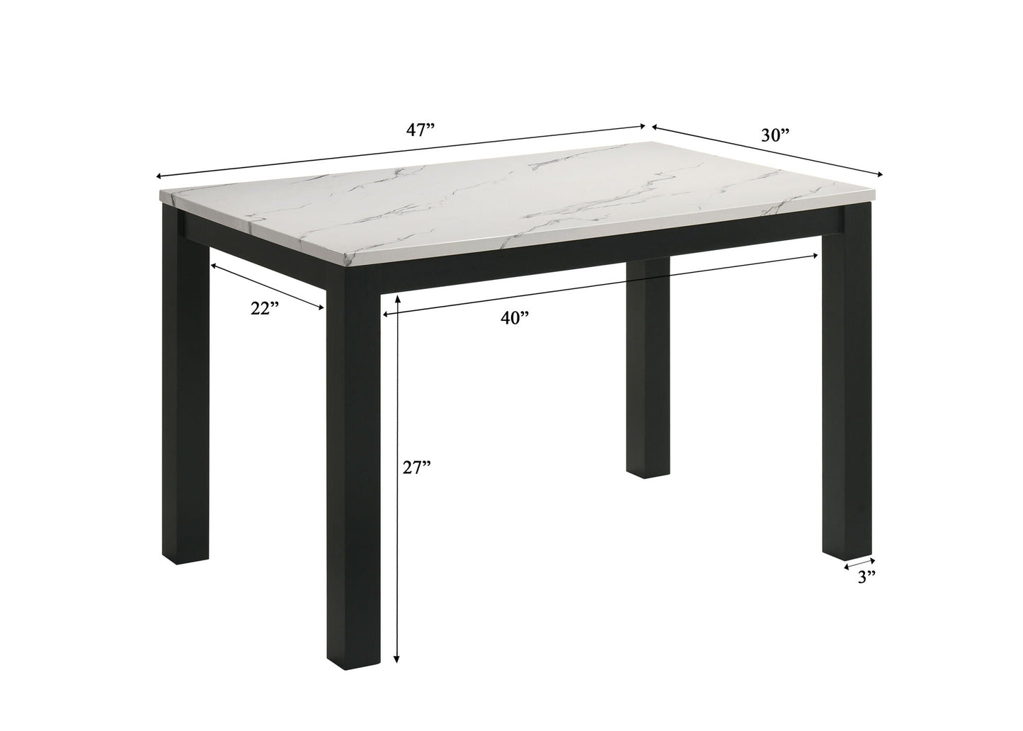 Resia - Dining Table Crown Mark