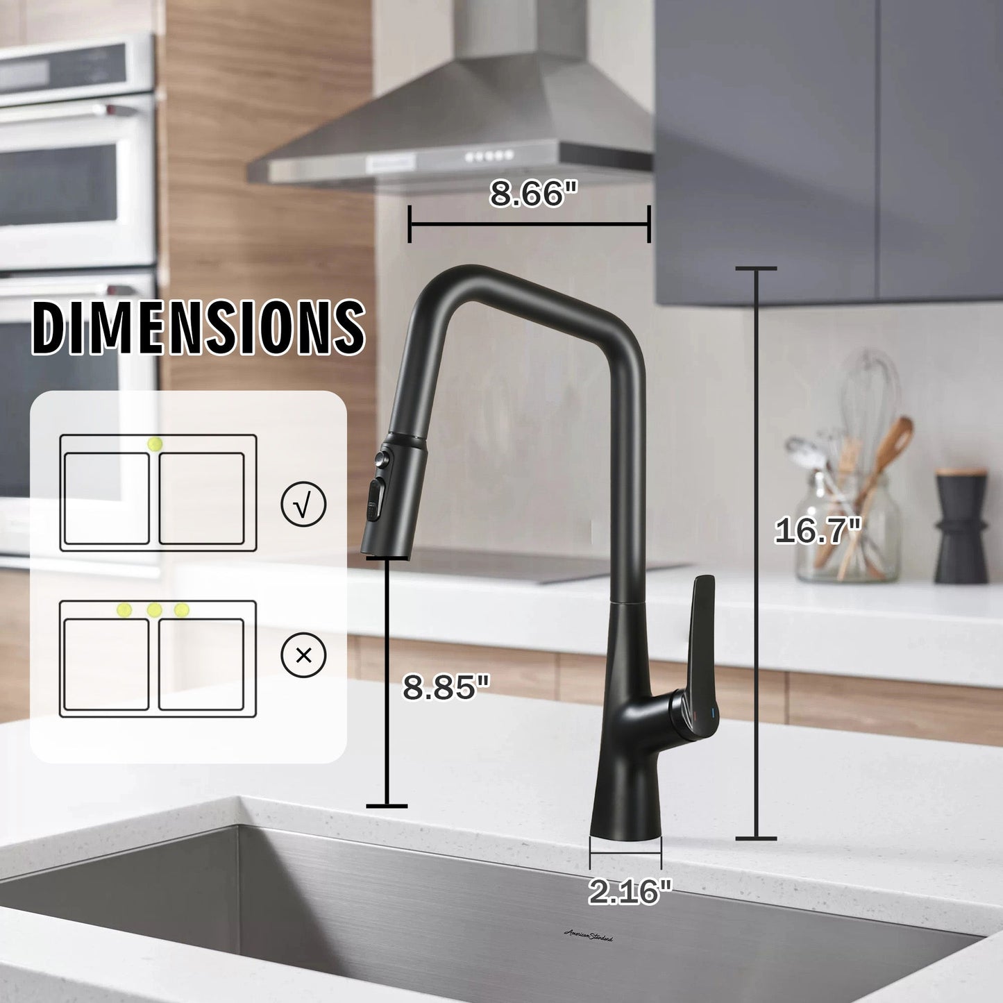 Professional Kitchen Faucet With 3 Function 360 Sprayer And 1 Touch Switching Daily Nest