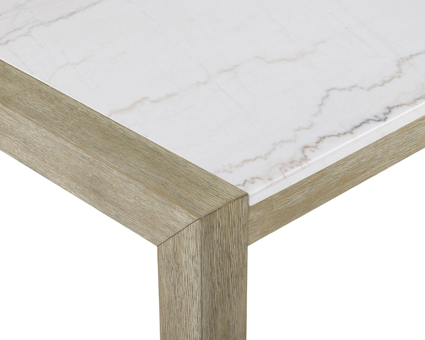 Dune - Genuine Marble Dining Table - White Crown Mark