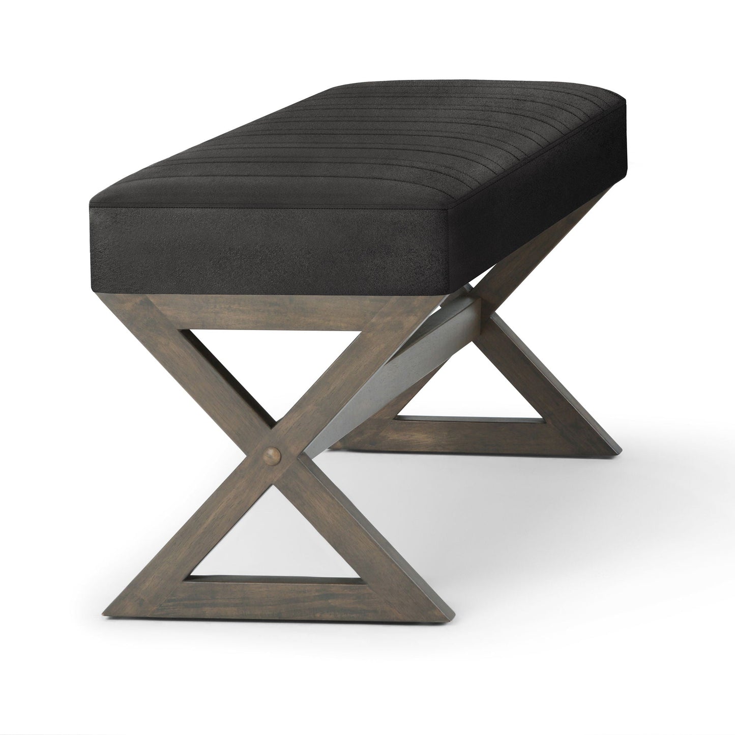 Salinger - Large Upholstered Ottoman Bench Simpli-Home