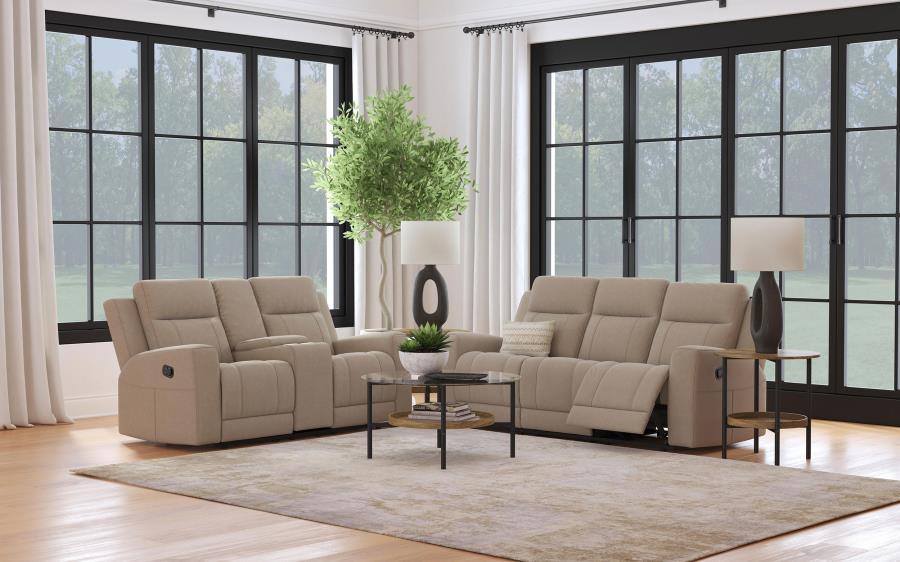 Brentwood - Upholstered Reclining Sofa Set Coaster Fine Furniture