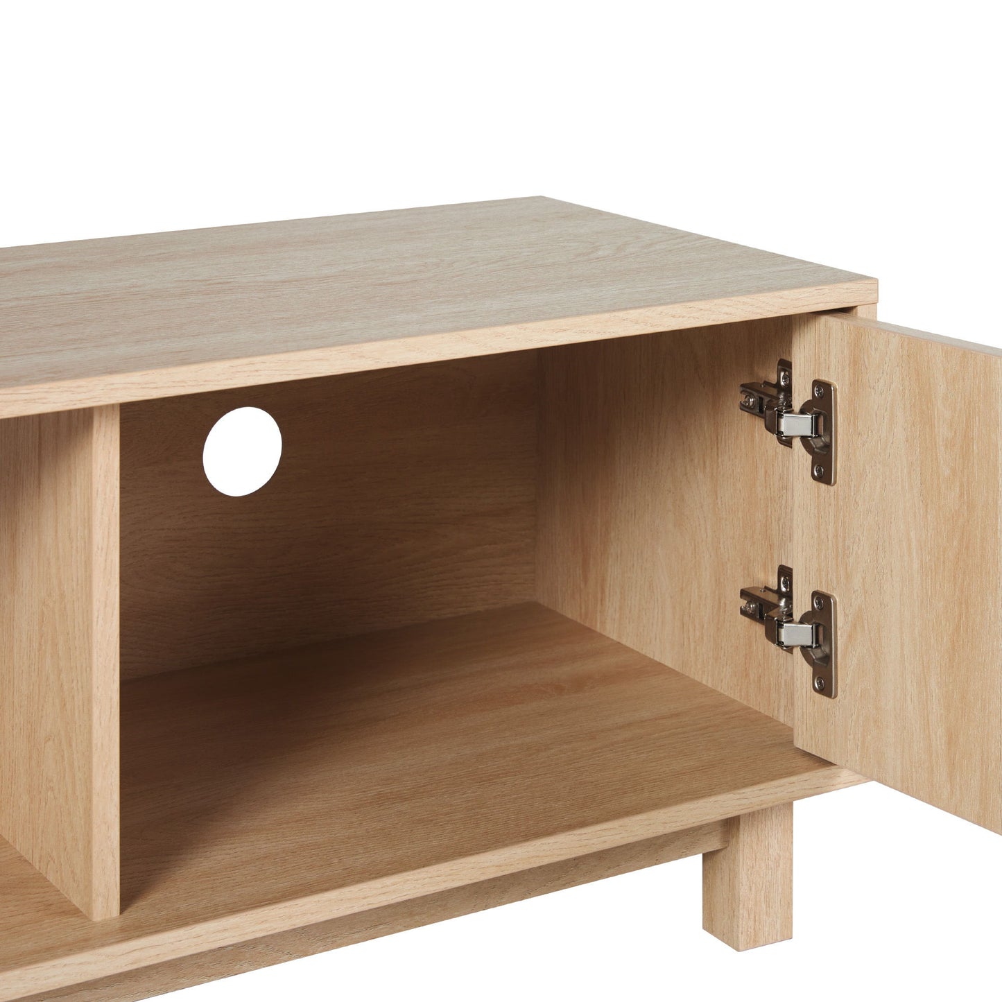Modern Fluted Door Minimalist TV Stand Walker Edison