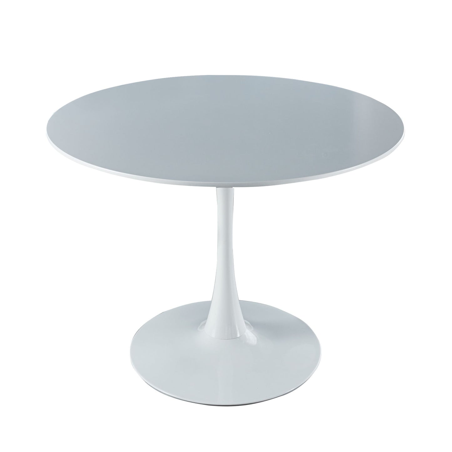 Tulip Table Mid-Century Dining Table With Round MDF Table Top, Pedestal Dining Table, End Table Leisure Coffee Table Home Essentials