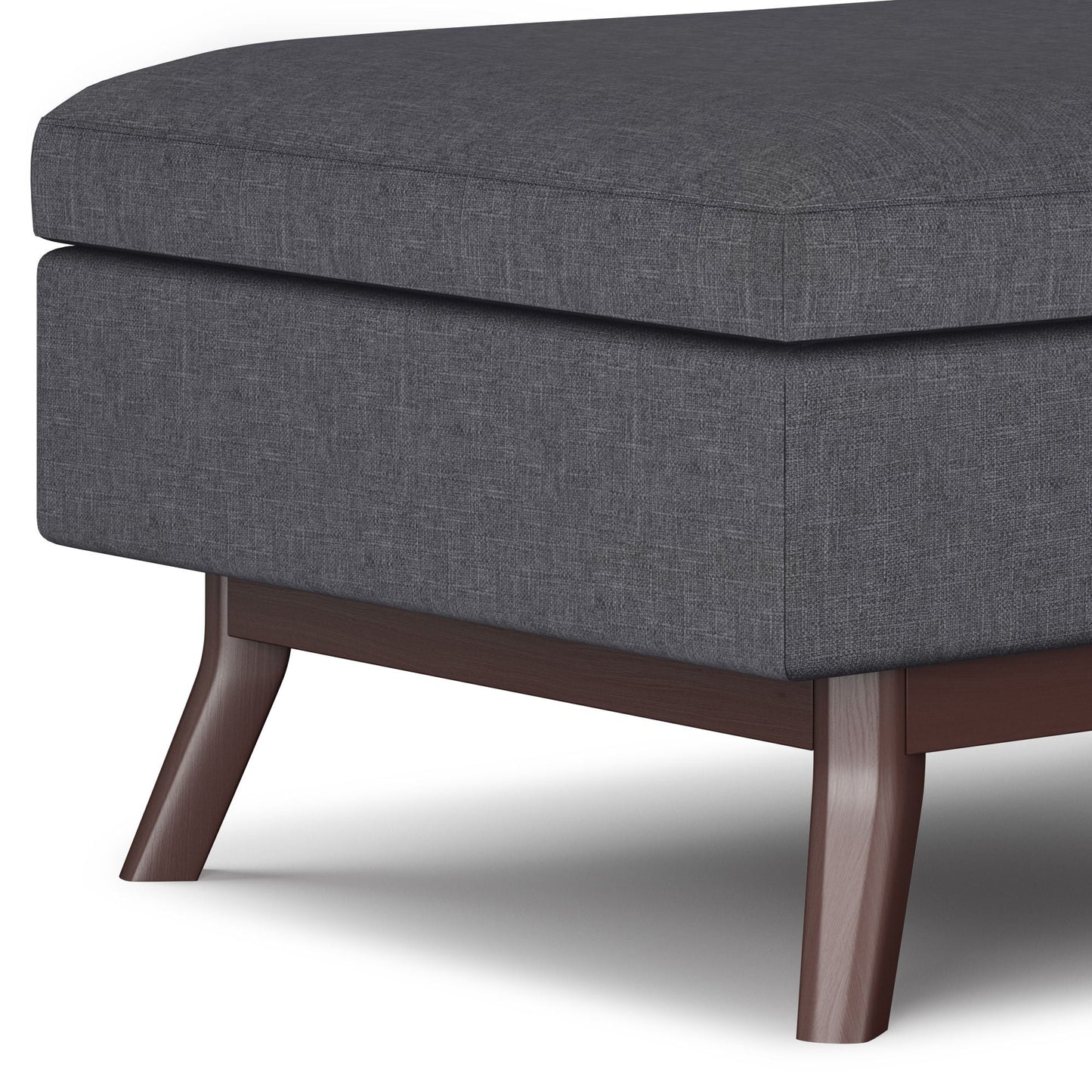 Owen - Upholstered Rectangular Storage Ottoman Simpli-Home