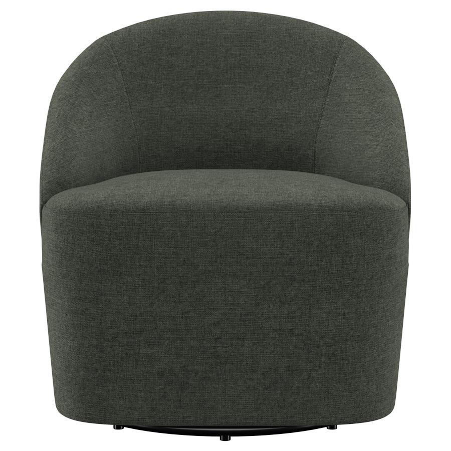 Leon - Upholstered Barrel Accent Swivel Chair Coaster Fine Furniture