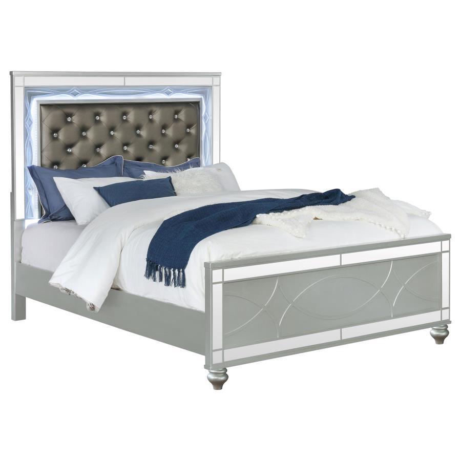 Gunnison - Wood LED Panel Bed CoasterEssence