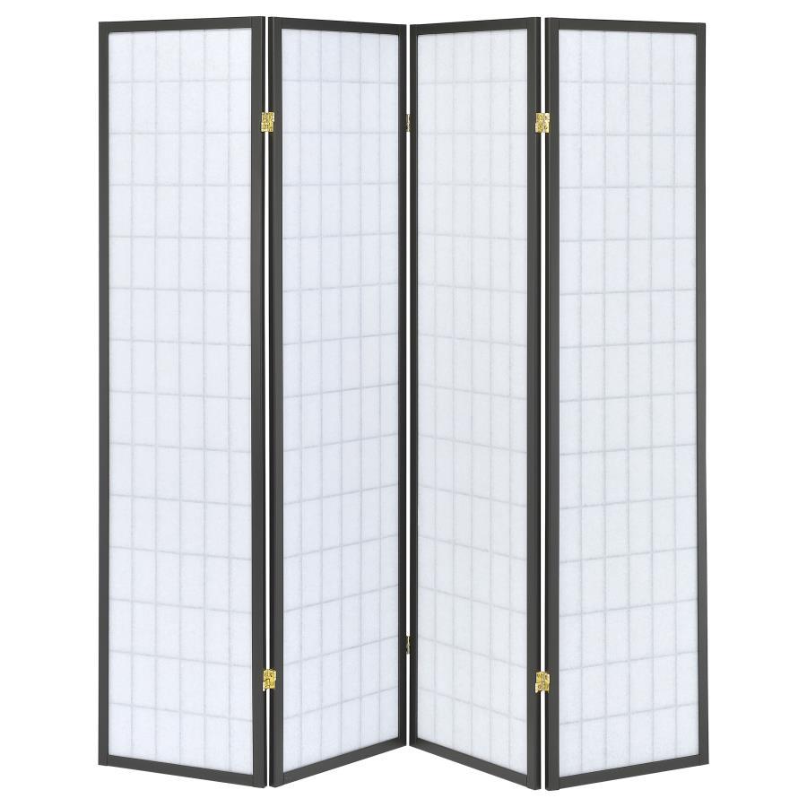Roberto - 4-Panel Room Divider Folding Shoji Screen CoasterEveryday