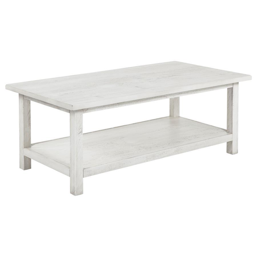 Payne - Wood Coffee Table with Shelf Coaster Fine Furniture