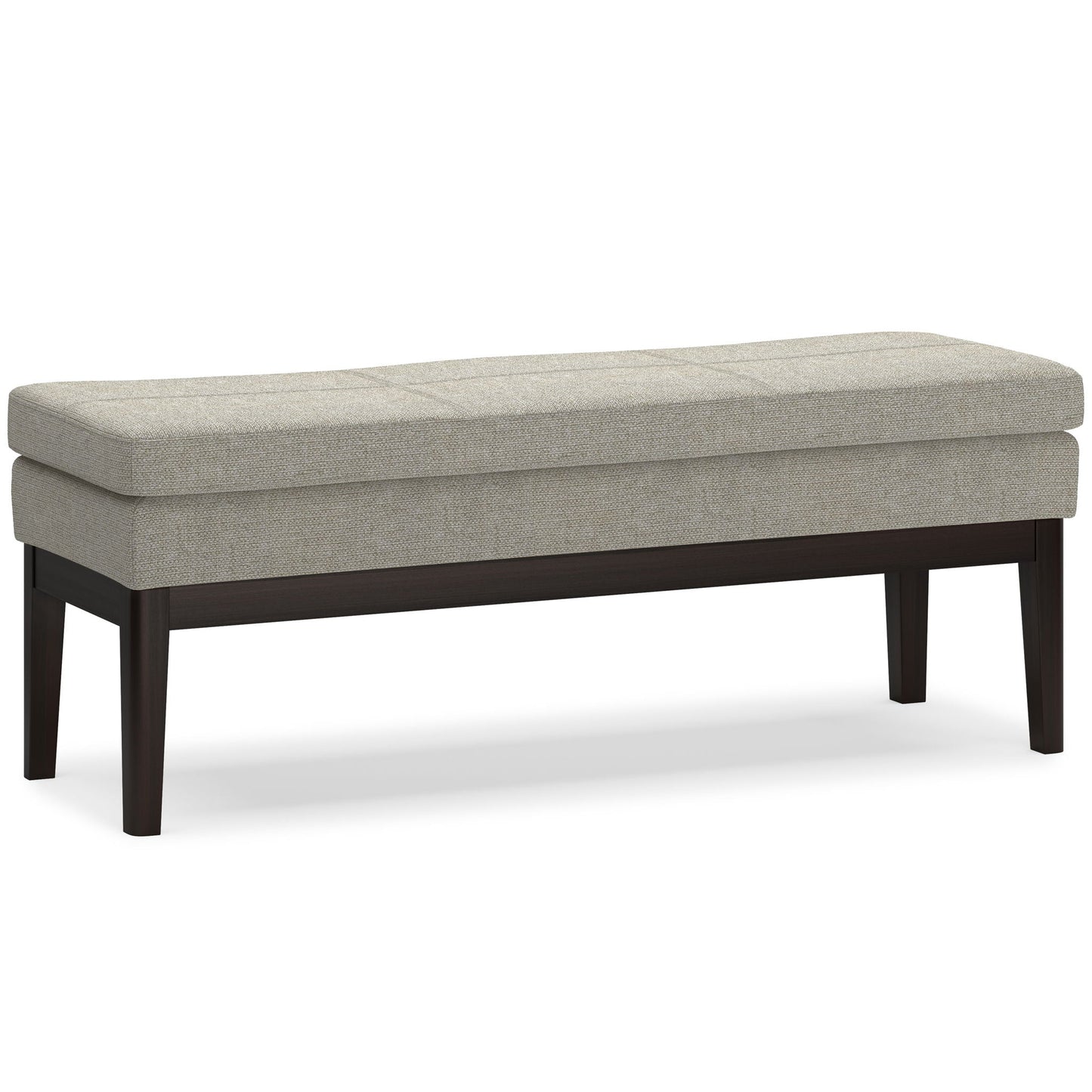 Carlson - Ottoman Bench, Mid Century Design Simpli-Home