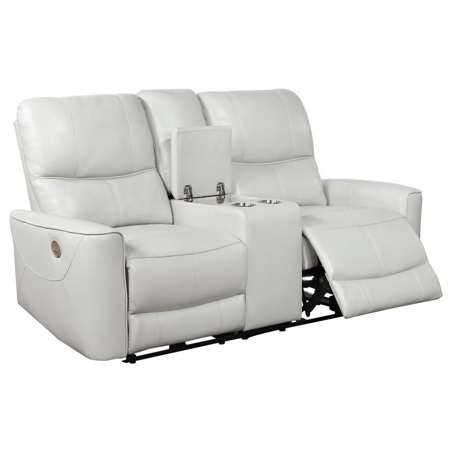 Greenfield - Upholstered Power Reclining Loveseat Coaster Fine Furniture