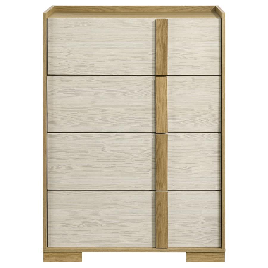 Hyland - 4-Drawer Chest of Drawers - Natural Coaster Fine Furniture