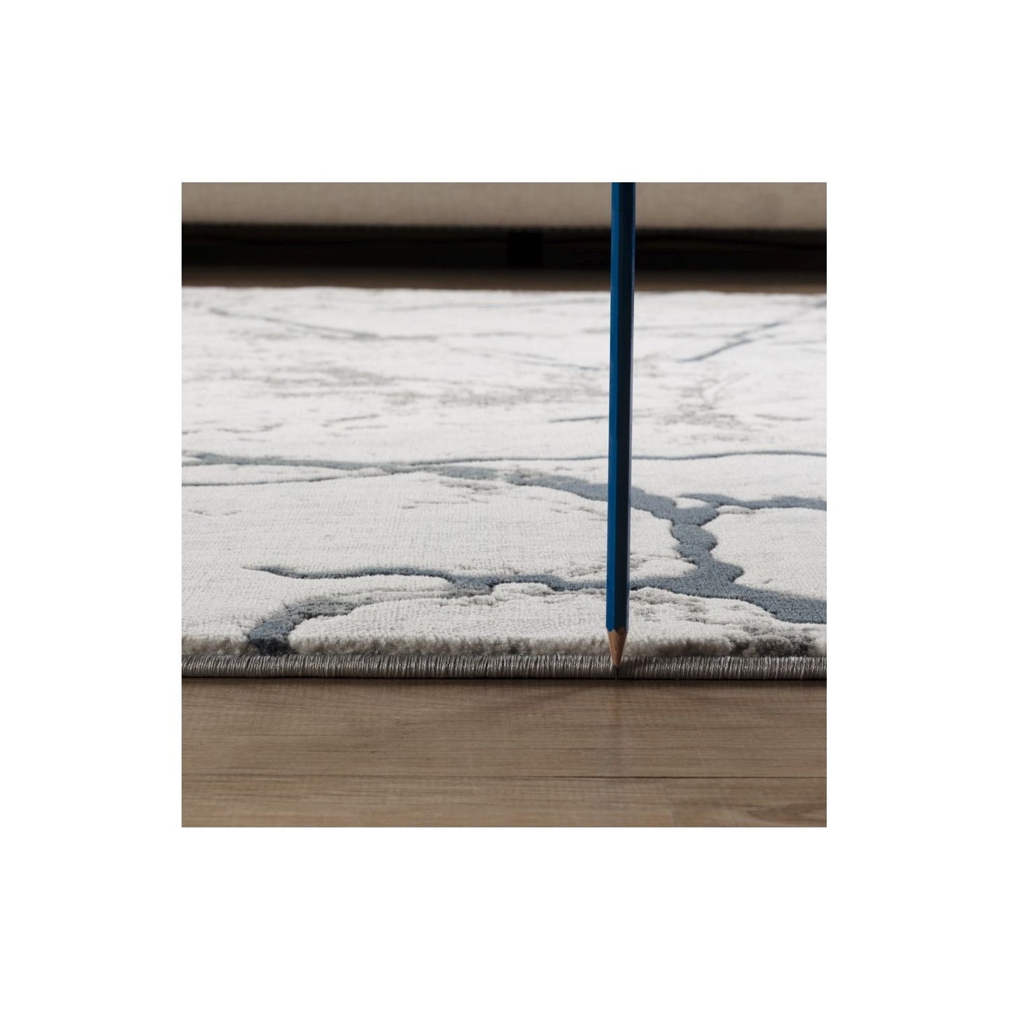 Geometrix - Contemporary Area Rug With Geometric 3D Effect Icona Home Decor