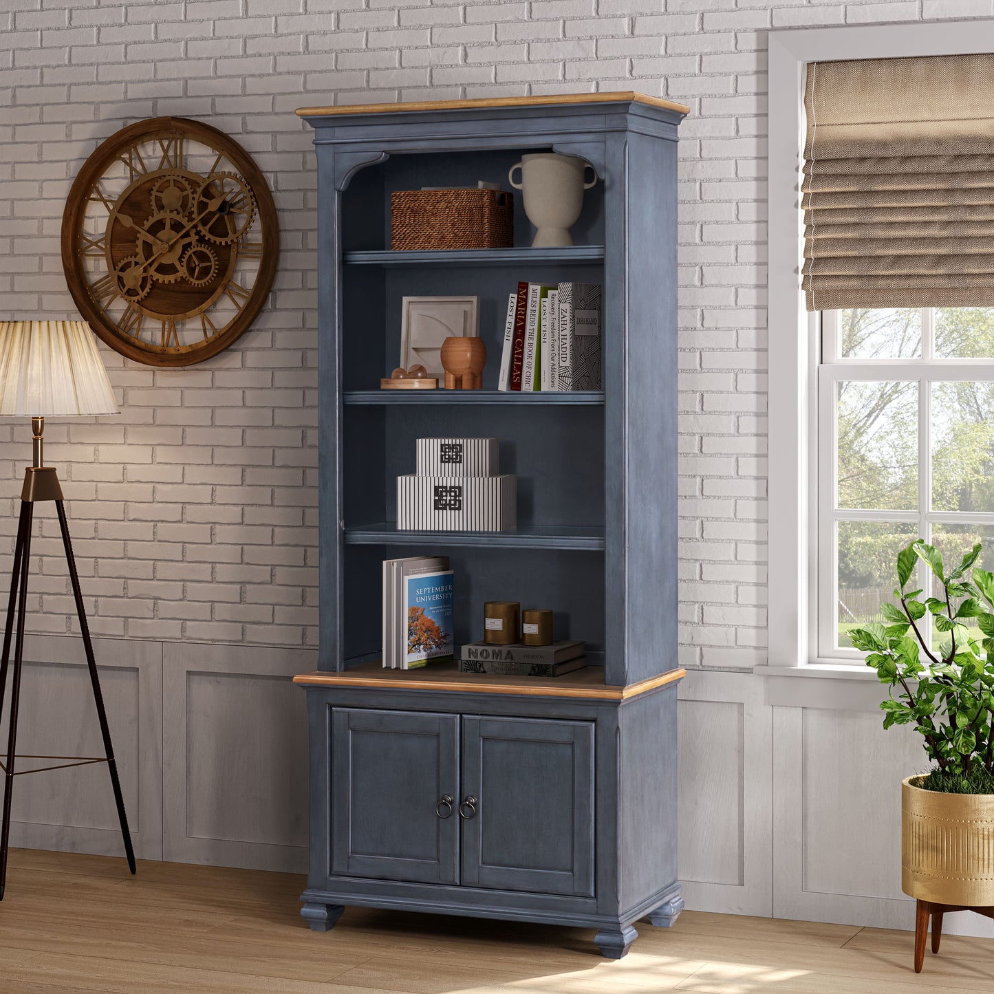 Americana - Universal Pier Bookcase - Blue Legends