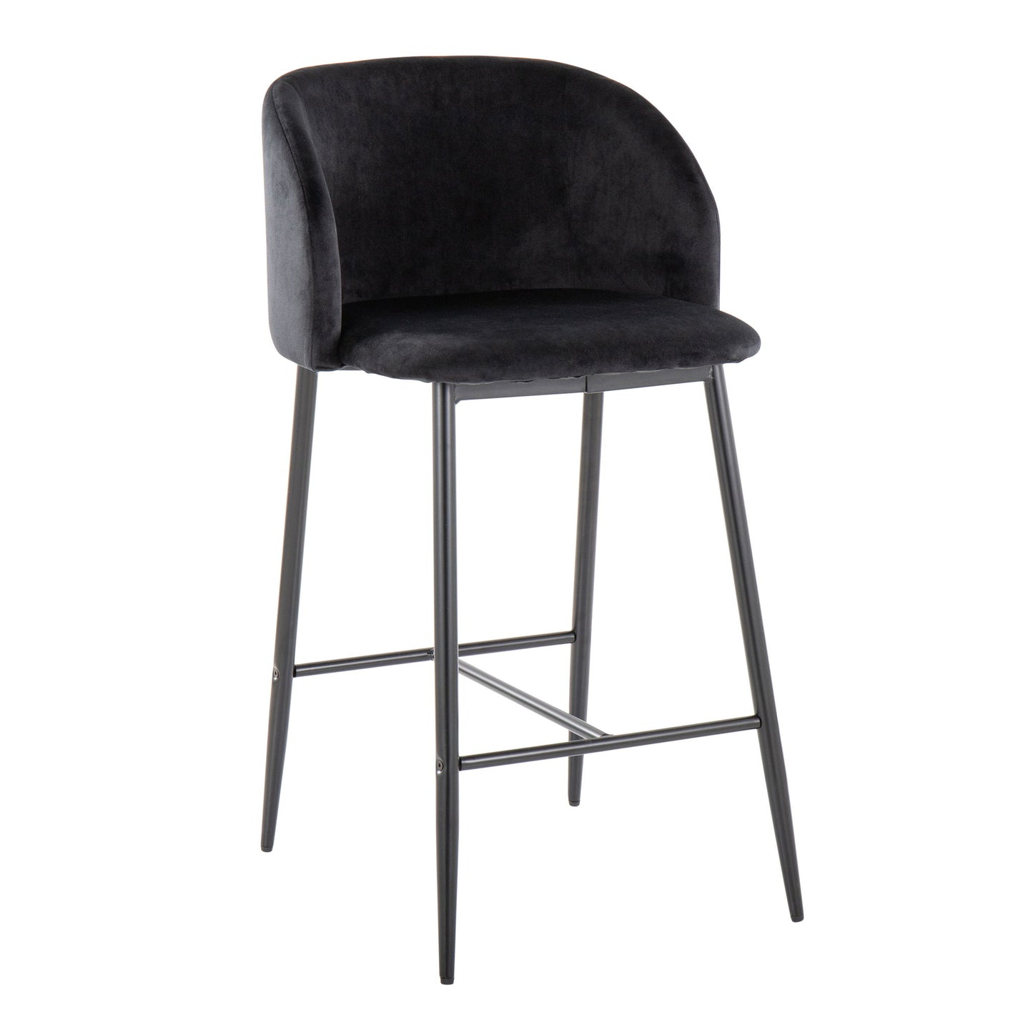 Fran - Contemporary Fixed Height Counter Stool (Set of 2) Lumi Source